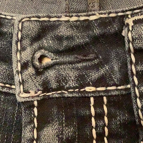 Silver Aiko Lo Rise Bootcut Jeans, 28W 31L - Picture 7 of 15